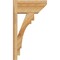 Ekena Millwork Merced Slat Rough Sawn Outlooker, Western Red Cedar, 8"W x 16"D x 28"H OUT08X16X28MRC06RWR - alternate 3
